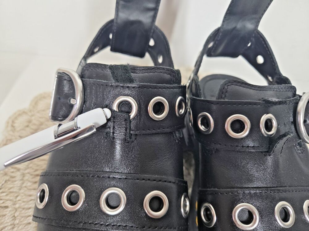 Dr. Martens Ricki Hardware Nappa Lux Leather Platform Sandals Womens US Size 5 * - Picture 14 of 14